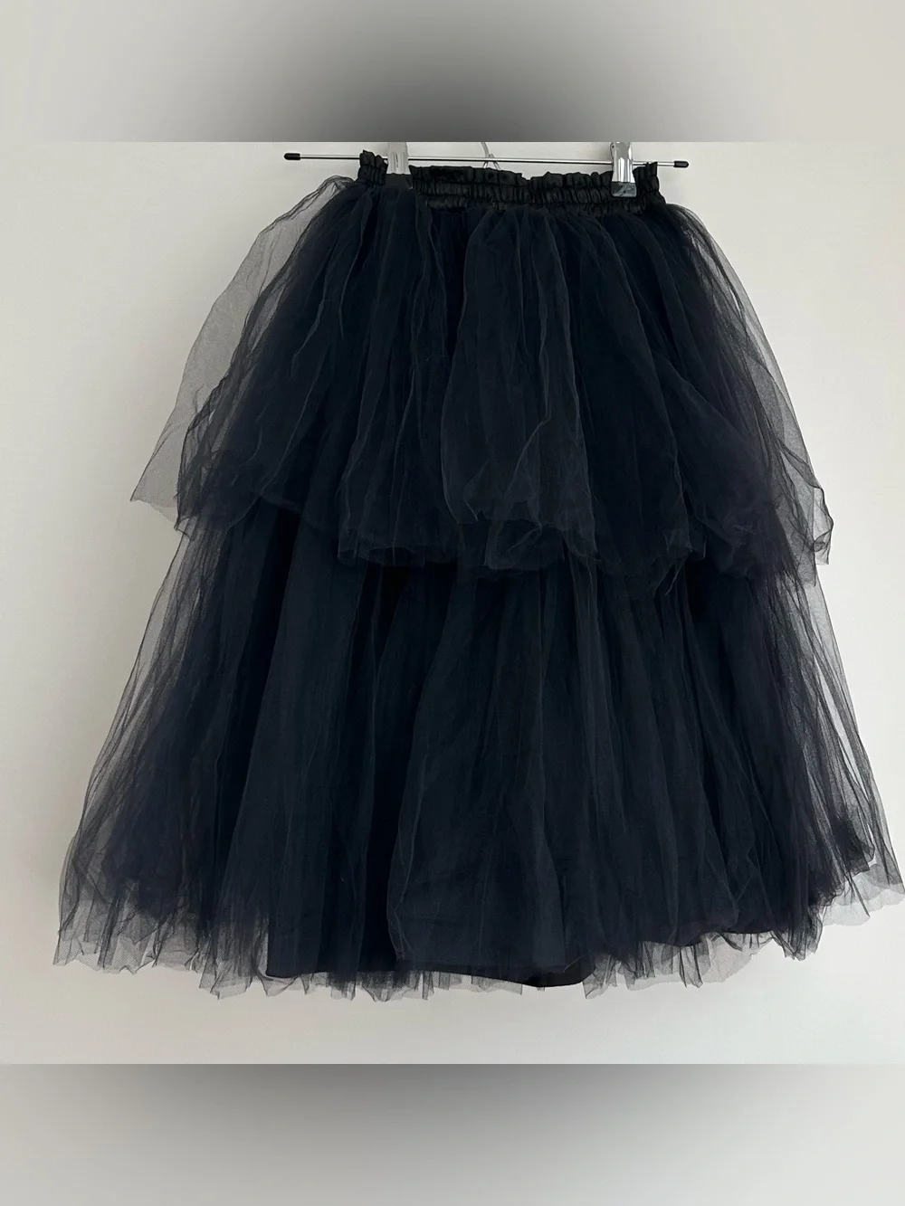 Child size multi-layered black tulle skirt (EUC)